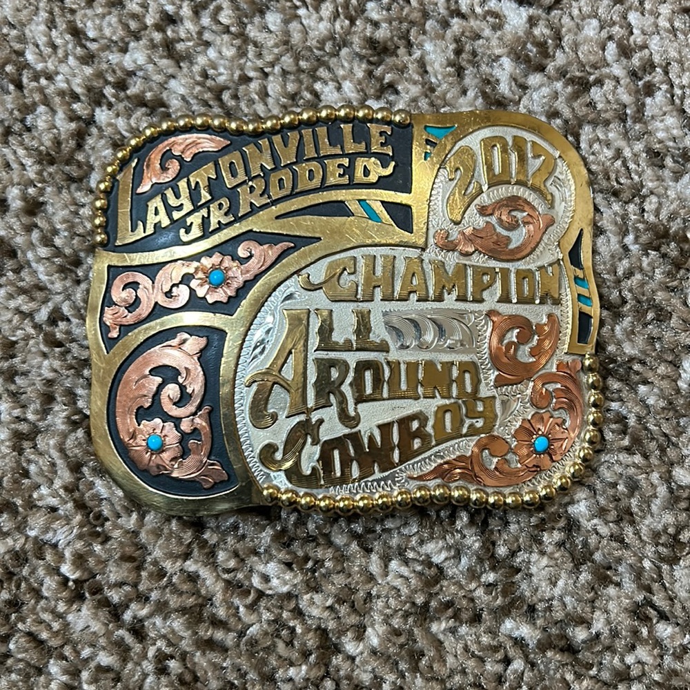 All Around Cowboy Champion Trophy Buckle